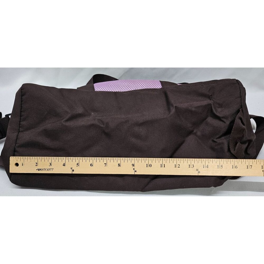 Puma Mesh Duffel Bag Purple Gym Pockets Shoulder Strap Handle - Picture 12 of 13